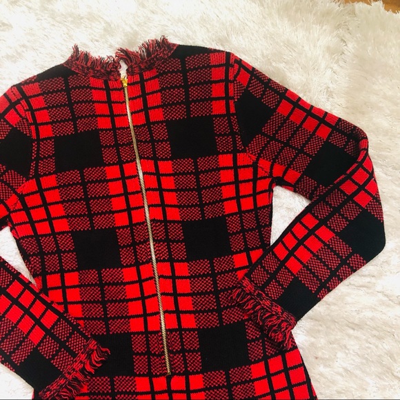 Venus plaid button front Suit Dress - Picture 6 of 8